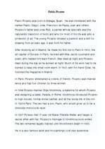 Konspekts 'Pablo Picasso', 1.