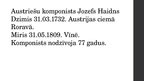 Prezentācija 'Jozefs Haidns, viņa mūzika', 2.