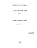 Konspekts 'Mātes plašu formfaktori', 1.