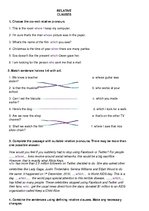 Konspekts 'Relative Clauses', 1.