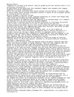 Eseja 'Business Ethics', 1.