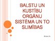 Prezentācija 'Balstu, kustību orgānu sitēma un to slimības', 1.