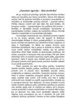 Eseja 'Jaunatnes agresija - tikai aizstāvība', 1.