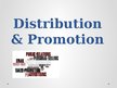Prezentācija 'Distribution and Promotion', 1.