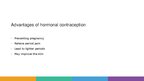 Prezentācija 'The Long-Term Effects of Using Hormonal Contraception on Female Body and Health', 4.