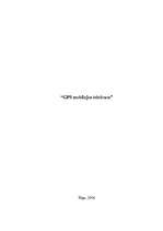 Referāts 'GPS mobilajos telefonos', 1.