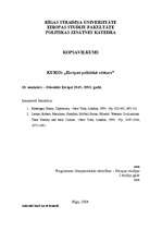 Konspekts 'Stāvoklis Eiropā 1945. - 1991.gadā', 1.