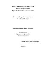 Konspekts 'Lēmumu pieņemšanas process un metodes', 1.