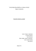 Referāts 'Jauniešu iniciatīvu projekti', 1.