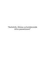 Referāts 'Buržuā tēls. Jēdziens un buržuāzistiskās dzīves pamatelementi', 1.