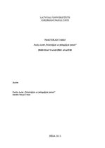 Referāts 'Personas vajadzību analīze', 1.