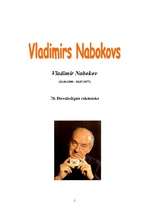 Referāts 'Vladimirs Nabokovs - biogrāfija un literārā daiļrade', 1.