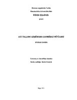 Referāts 'AS "Tallink" uzņēmuma darbības pētījums', 1.