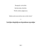 Referāts 'Latvijas okupācija un ārpustiesas represijas', 1.