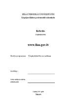 Referāts 'Informācijas avots www.liaa.gov.lv', 1.