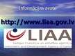 Referāts 'Informācijas avots www.liaa.gov.lv', 10.