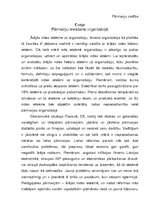 Eseja 'Pārmaiņu ieviešana organizācijā', 1.