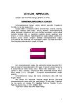 Konspekts 'Latvijas simbolika', 1.