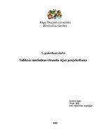 Konspekts 'Saliktas metinātas tērauda sijas projektēšana', 1.