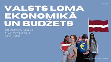 Prezentācija 'Valsts loma ekonomikā un budžets', 1.