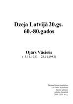 Referāts 'Ojārs Vācietis', 1.