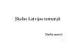 Prezentācija 'Skolas Latvijas teritorijā', 1.