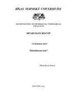 Referāts 'Klasifikācijas koki', 1.