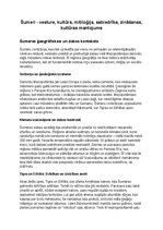 Konspekts 'Šumeru vēsture, kultūra, mitoloģija, sabiedrība un kultūras mantojums', 1.