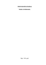 Referāts 'Administratīvās tiesības. Valsts civildienests', 1.