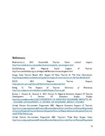 Konspekts 'Negative Factors of Tourism Development', 10.