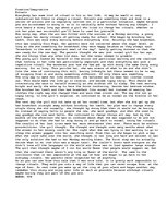 Eseja 'Rituals a story a bout a young girl trying to understand rituals.', 1.