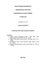 Konspekts 'Patērētāju rīcība tirgū un galējais derīgums', 1.