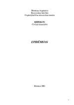 Referāts 'Epidēmijas', 1.