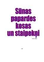 Referāts 'Papardes, sūnas, staipekņi un kosas', 1.