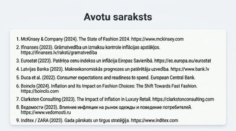 Prezentācija 'Ātrā mode un patērētāju uzvedība inflācijas apstākļos', 14.