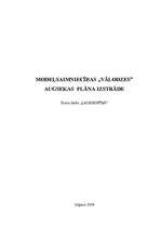 Referāts 'Modeļsaimniecības "Vālodzes" augsekas plāna izstrāde', 1.