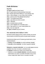 Konspekts 'Emīla Dirkheima devums socioloģijā', 1.