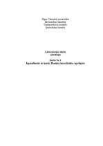 Konspekts 'Iepazīšanās ar karti', 1.