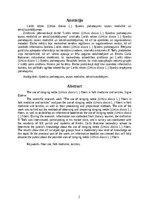 Referāts 'Lielās nātres (Urtica dioica L.) šķiedru pielietojums tautas medicīnā un tekstil', 2.