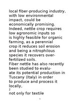 Referāts 'Lielās nātres (Urtica dioica L.) šķiedru pielietojums tautas medicīnā un tekstil', 11.