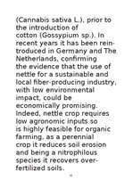 Referāts 'Lielās nātres (Urtica dioica L.) šķiedru pielietojums tautas medicīnā un tekstil', 14.