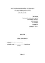 Referāts 'Aborts - slepkavība vai nē?', 1.