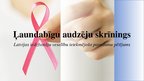 Prezentācija 'Ļaundabīgu audzēju skrīnings. Latvijas iedzīvotāju veselību ietekmējošo paradumu', 1.