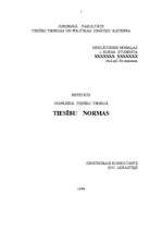 Referāts 'Tiesību normas', 1.