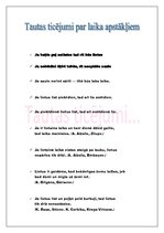 Konspekts 'Tautas ticējumi par laika apstākļiem', 1.