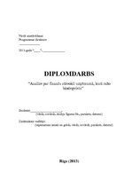 Diplomdarbs 'Анализ финансового состояния предприятия по производству биотоплива', 1.