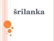 Prezentācija 'Šrilanka', 1.