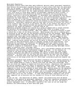 Eseja 'Government Regulation', 1.