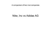 Prezentācija 'A Comparison of Two Rival Companies', 1.