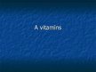Prezentācija 'A vitamīns', 1.